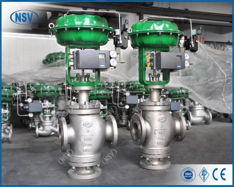 Pneumatic Three-Way Control Valve factory
