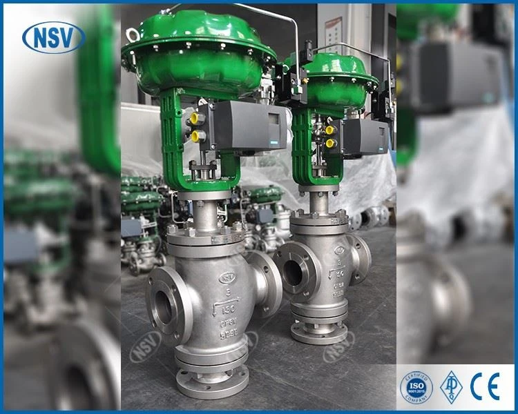 Pneumatic Three-Way Control Valve factory